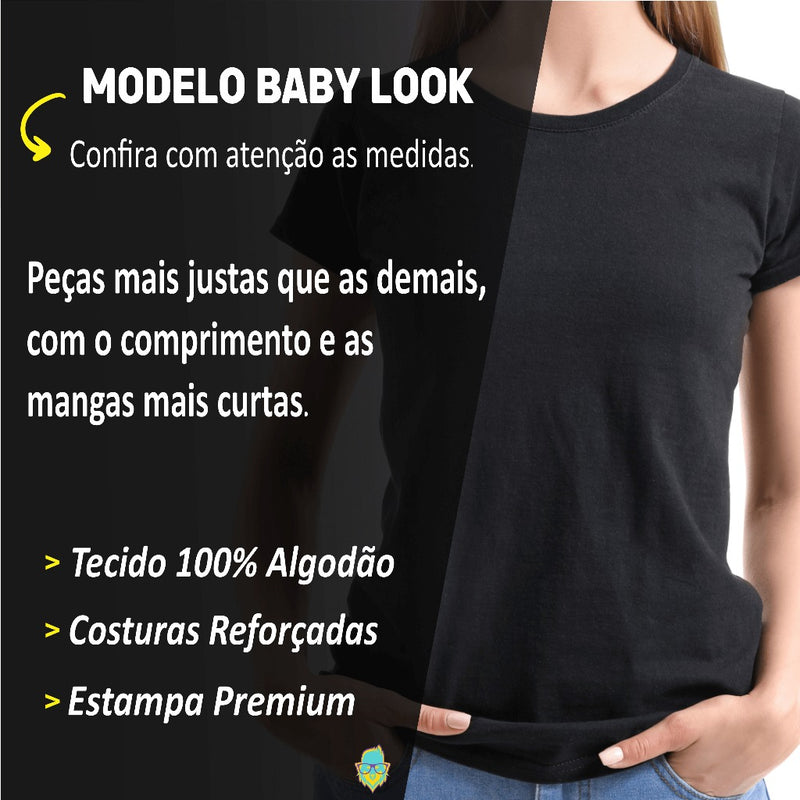 Camiseta Feminina Baby Look YouTube para Youtubers e Fãs de Vídeos