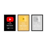 Custom YouTube Frame – Showcase Your Success in Style!