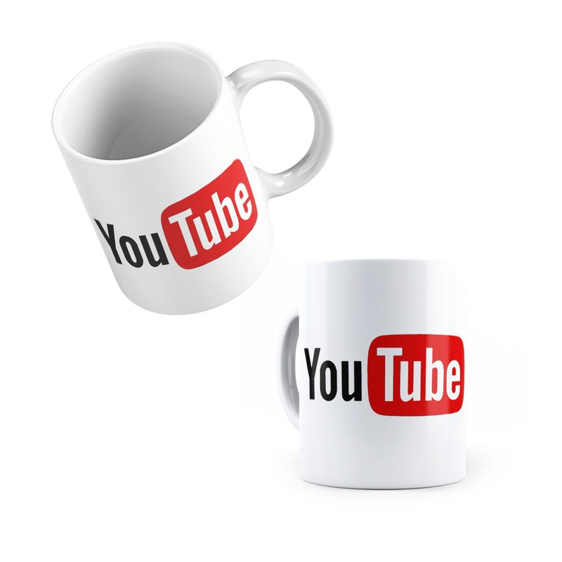 Caneca de Cerâmica YouTube – Edição Exclusiva!